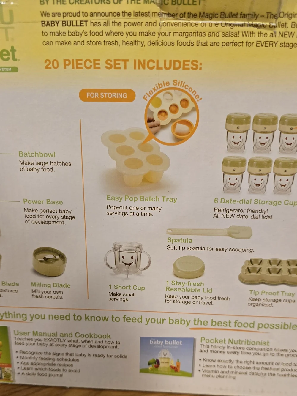 Baby Bullet. Blender Baby Food Maker - Green